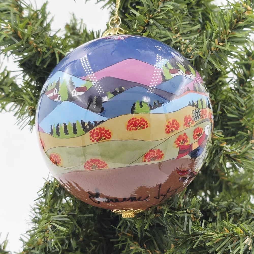 Colorful Hand-Painted‎ Ornament